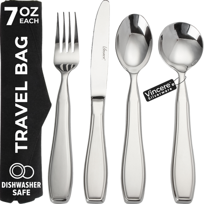 Heavy Weighted Utensils Set for Tremors & Parkinsons