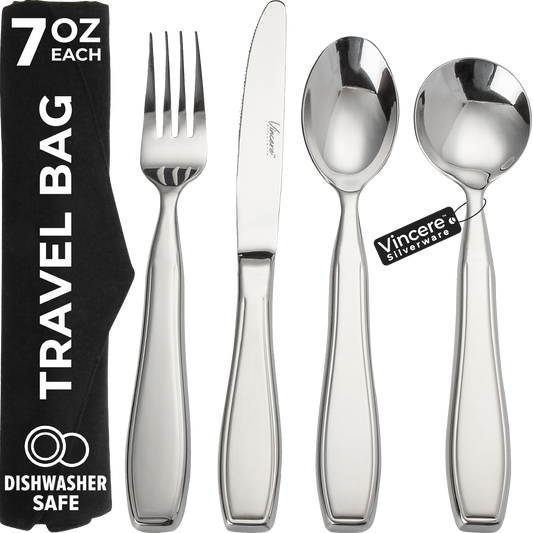 Heavy Weighted Utensils Set for Tremors & Parkinsons